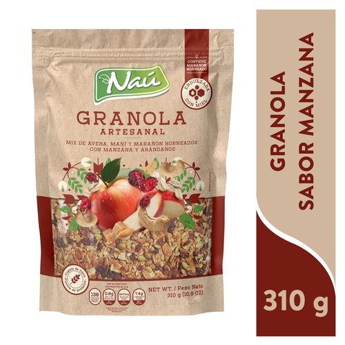 Granola Manzana Nau 310g
