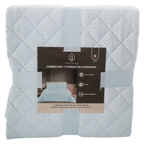 Cubrecama Y Fundas De Almohada Ht King