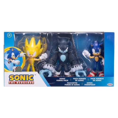 Figura Sonic 4 colorido - 3 Uds