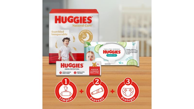 Comprar Toallas Húmedas Huggies Cuidado en 80 Unidades