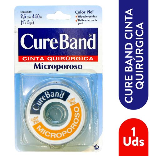 Tecnoquímicas Cure Band Cinta Quirurgica Piel 1X5 Yd