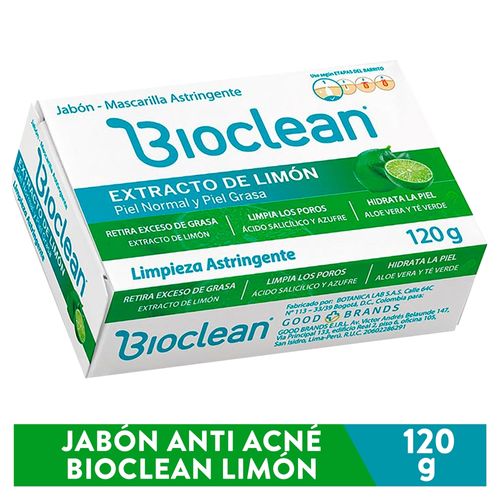 Bioclean Jabon Extracto Limón - 120gr