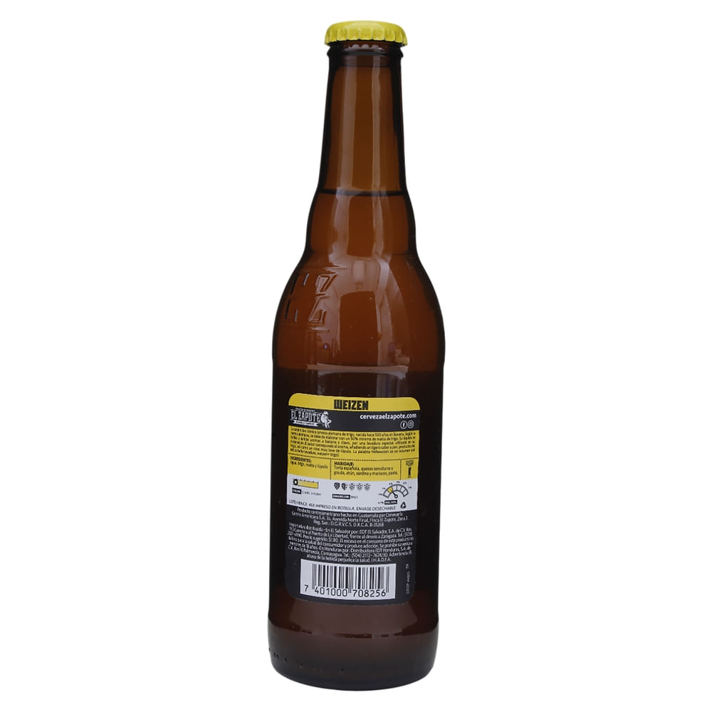 Cerveza El Zapote Hefeweizen Bot 350Ml - Paiz Guatemala