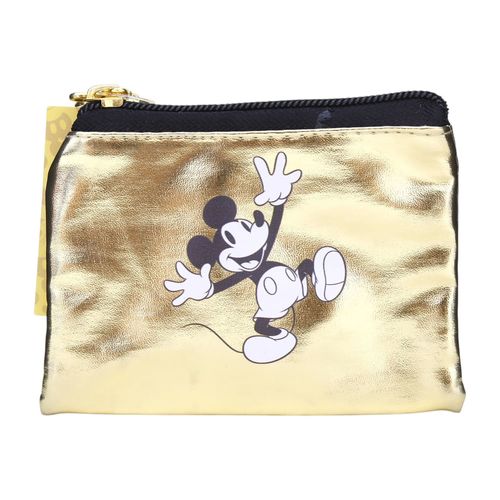 Cosmetiquera Mickey Dorada
