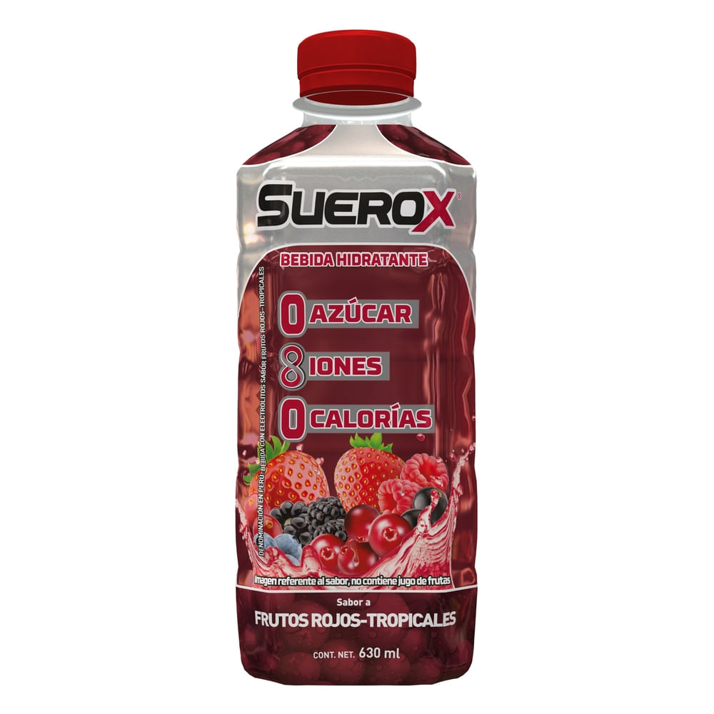 Comprar Bebida Hidratante Suerox Sin Azúcar Frutos Rojos - 630 ml ...