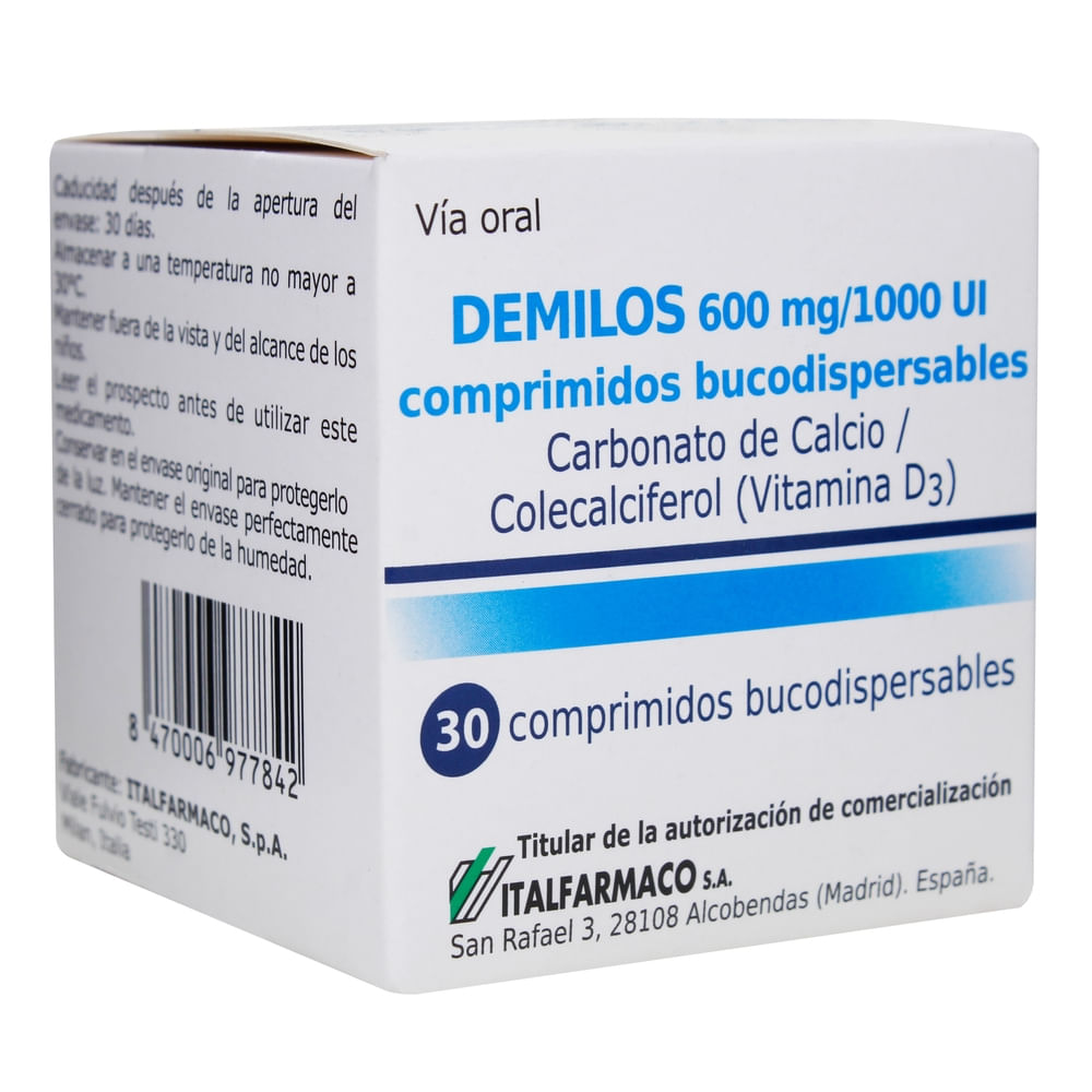 Comprar Multivitamínicos, Suplementos & Sistema Óseo It Demilos 600mg ...