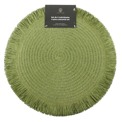 Set De Alfombras De Plastico De 4 P