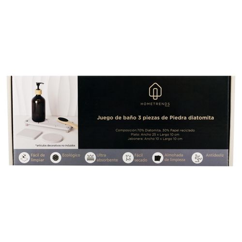 Accesorios Para Baño Hometrends Set De Bano De 3 Piezas Que Incluye 1