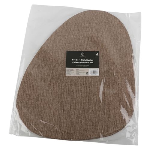 Accesorios Para Baño Hometrends Set De Alfombras De Plastico De 4 p