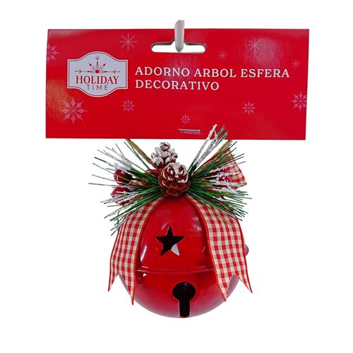 Adorno Holiday Time Adorno Para Árbol Esfera Decorativa