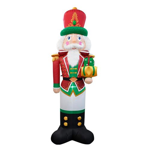 Inflable Holiday Time Diseño Cascanuez - 305 cm