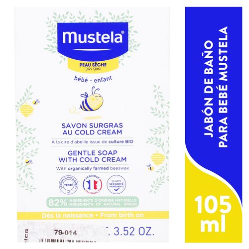 Dermatología Mustela Mus Bb Supergraso Jabon 100 g
