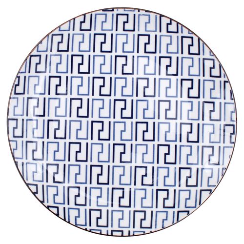 Platos Mainstays Ms Plato Pastelero De Porcelana 7 5