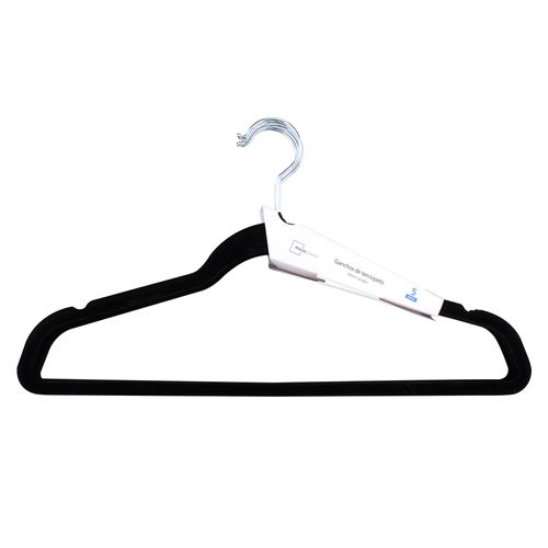 Set de Ganchos Mainstays de Terciopelo - 5 Uds