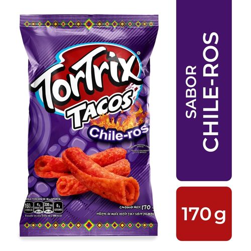 Snack Tortrix Tacos Chile-Ros - 170 g