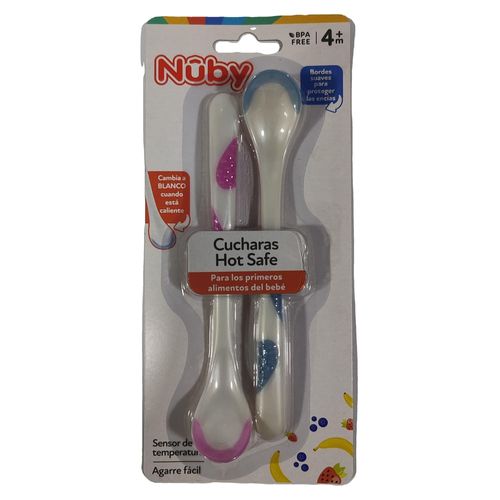 Platos, Vasos y Cubiertos Para Niños Nuby Cuchara Nuby Sensor Temperatura
