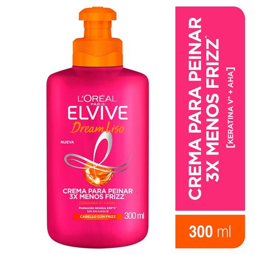 Crema Para Peinar Elvive Dream Liso 300ml