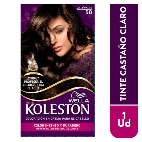 Tinte Femenino Koleston Lila Tinte Koleston Kit Lila 50 Castano Claro