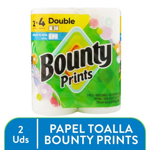 Toalla Bounty Doble Roll 2ea