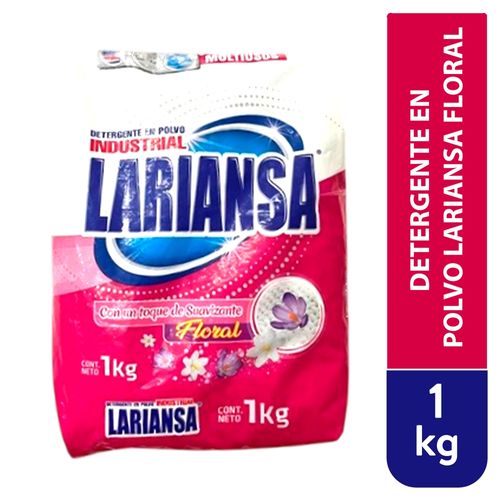Detergente Lariansa en polvo floral - 1 Kg