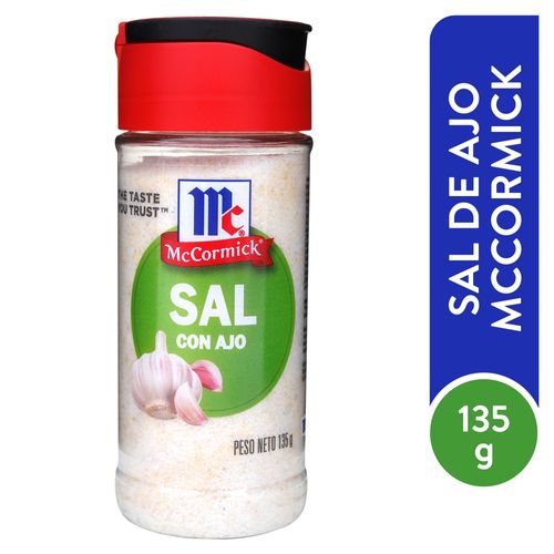 Sal Mccormick Con Ajo En Envase Plástico - 135 g