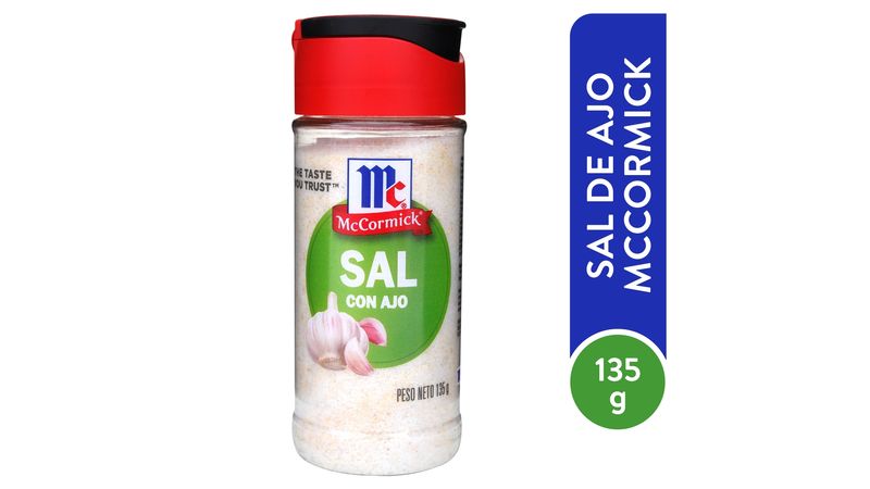 Comprar Sal Mccormick Con Ajo En Envase Plástico 135 g Walmart - Main Image