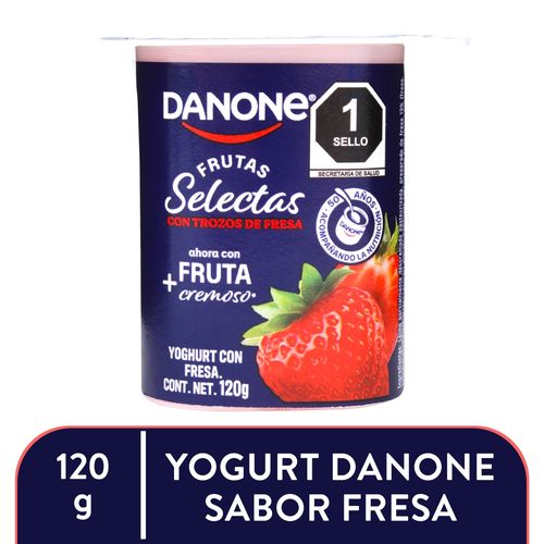 Yogurt Danone sabor fresa vaso - 120 g