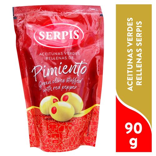 Aceituna Serpis rellena pimiento - 90 g