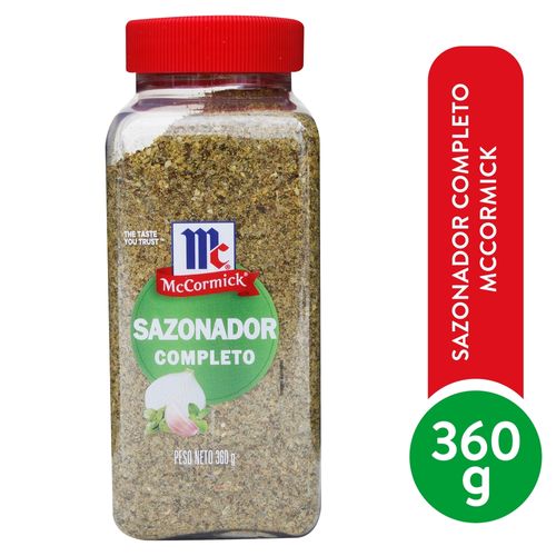Sazonado Mccormick Completo Frasco - 360 g