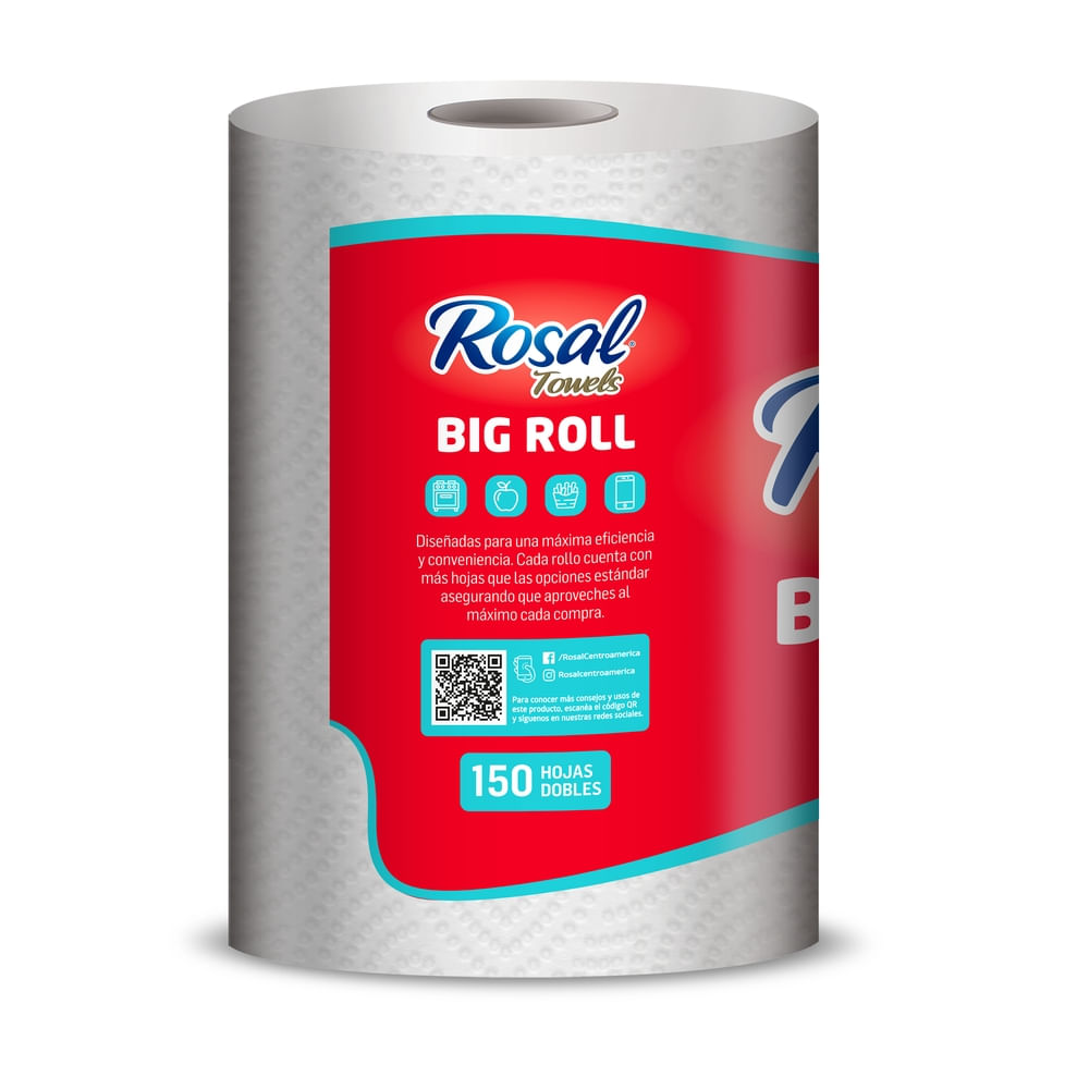 Toalla De Papel Rosal 1R 150 Hojas Doble - Paiz | Guatemala