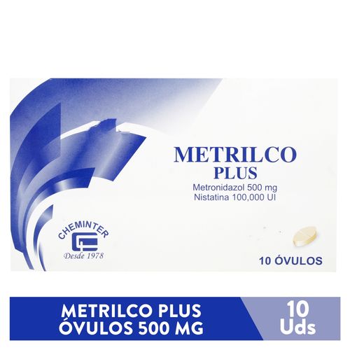 Metrilco Plus Cheminter 10 Ovulos Ea