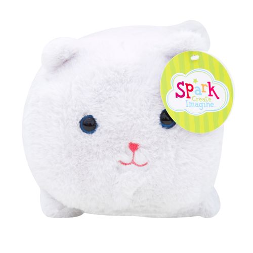 Peliche Spark Create Imagine  gatos blanco o negro - 30 cm