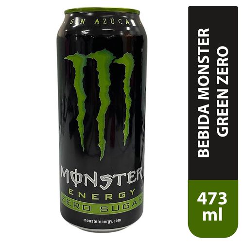 Monster Green Zero 473ml Lata