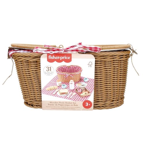 Canasta de picnic de madera  Fisher-Price