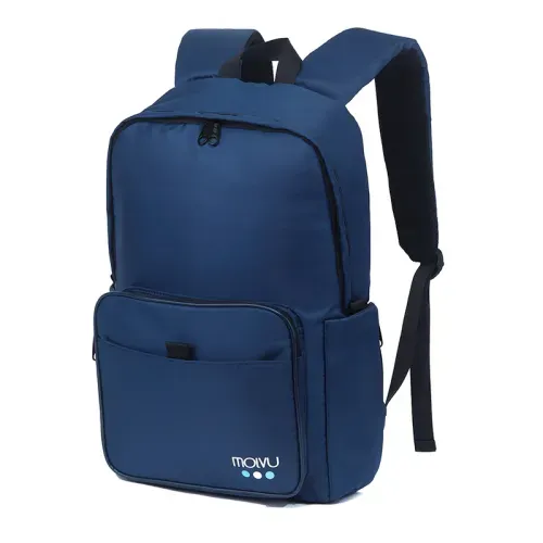 Mochila Molvu U5 color azul para laptop - 15.6"