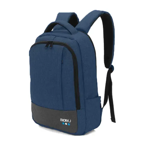 Mochila Molvu U2 color azul para laptop - 15.6"