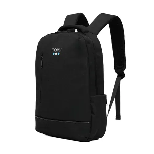 Mochila Molvu U4 color negro para laptop - 15.6"