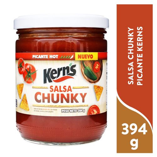 Kern's Salsa Chunky Picante Hot - 394 g