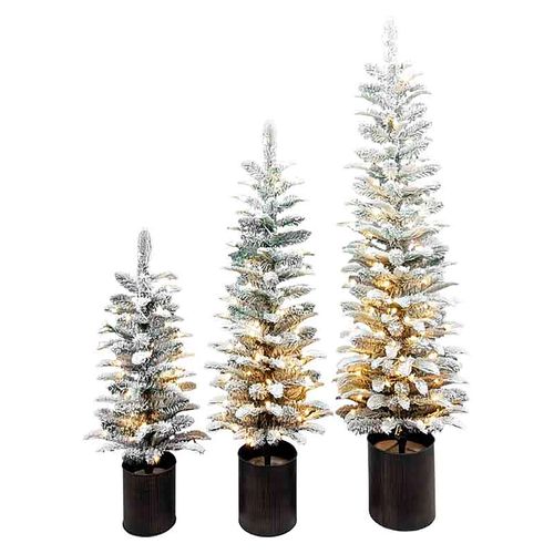 Arboles Iluminados Set 3u 90 120 y 150cm