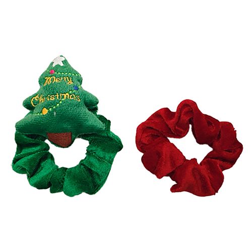 Elasticos Pcabello Navidad 2 Pz