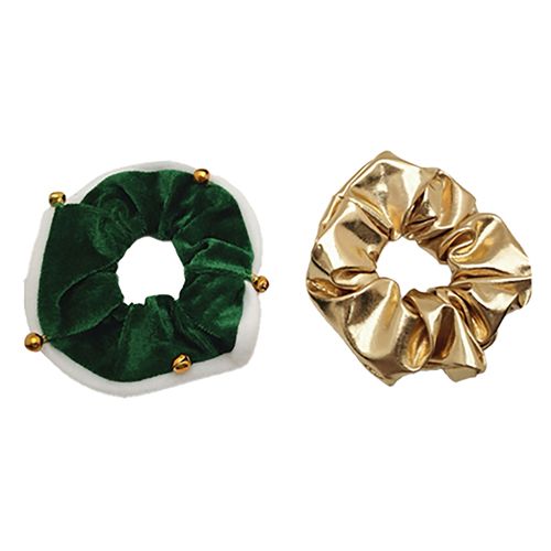 Elasticos Pcabello Navidad 2 Pz