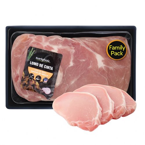 Carne de cerdo Marketside lomo en cinta pack familiar - precio indicado por libra