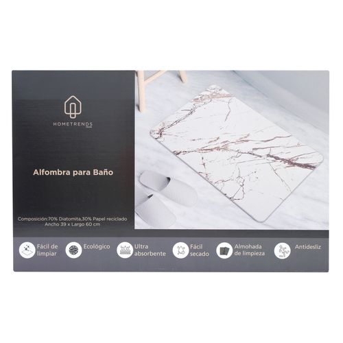 Alfombra De Bano De Diatomeas Estampada