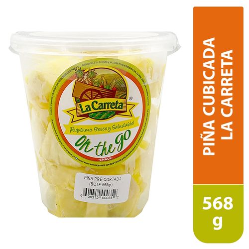 Piña en cubos La carreta