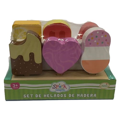 Juego Spark Create Imagine helados de madera