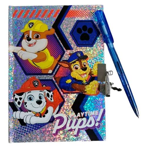 Bt Diario Con Pluma y Candado Paw Patrol