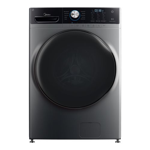 Lavadora Midea modelo MH04W45 carga frontal color gris capacidad - 21 kg