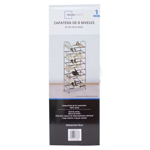 Zapateras Mainstays Zapatera De Metal 8 Niveles Mainstays