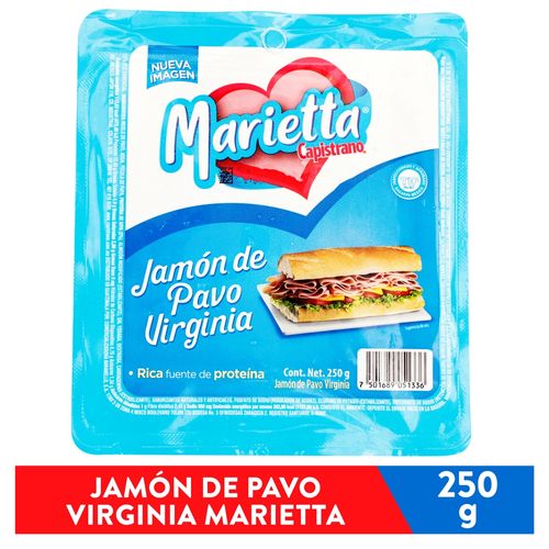 Jamón de Pavo Virginia Marietta - 250 g