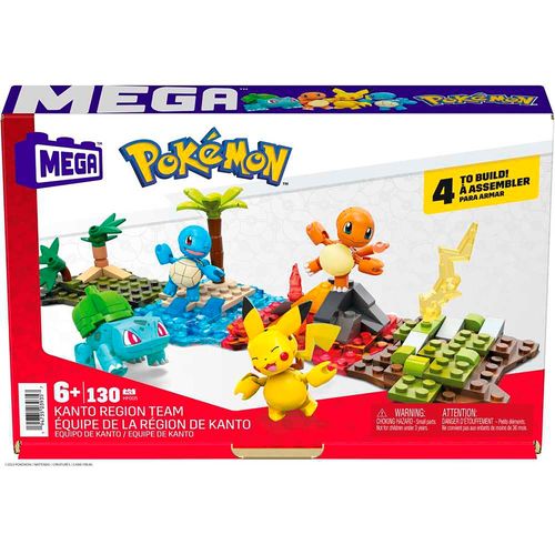Equipo Mega Contrux de la regón de Kanto pokemón